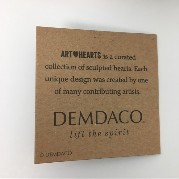 NWT Demdaco Art Hearts Let It Snow Deer Key Tassle Ornament Natalie Alexander - Picture 7 of 9